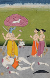 ILLUSTRATION OF VARAHA AVTAR OF VISHNU -    - Live Auction: South Asian Treasures