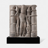 A BUFF SANDSTONE STELE OF A DIGPALAS -    - Live Auction: South Asian Treasures