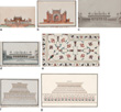 A SET OF SEVEN COMPANY SCHOOL ARCHITECTURAL DRAWINGS IN INK AND WATERCOLOUR - Live Auction: South Asian Treasures