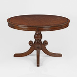A ROTATING LIBRARY DRUM TABLE -    - 24-Hour Online Auction: Elegant Design