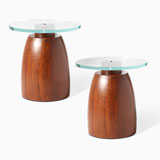 A PAIR OF CIRCULAR OCCASIONAL TABLES -    - LIVE Auction Celebrating 20th Century Design