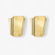 A PAIR OF BRASS WALL SCONCES - LIVE Auction Celebrating 20th Century Design
