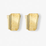 A PAIR OF BRASS WALL SCONCES -    - LIVE Auction Celebrating 20th Century Design