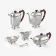 A SILVER TEA AND COFFEE SERVICE, JB CHATTERLEY & SONS LTD, BIRMINGHAM - LIVE Auction Celebrating 20th Century Design