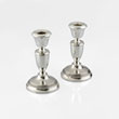 A PAIR OF HALLMARKED SILVER CANDLESTANDS - LIVE Auction Celebrating 20th Century Design