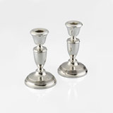 A PAIR OF HALLMARKED SILVER CANDLESTANDS -    - LIVE Auction Celebrating 20th Century Design