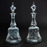 A PAIR OF DECANTERS -    - LIVE Auction Celebrating 20th Century Design