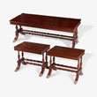 A SET OF PERIOD COFFEE TABLES - LIVE Auction Celebrating 20th Century Design