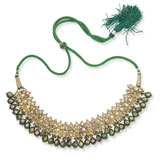 A PERIOD 'POLKI' DIAMOND NECKLACE -    - Online Auction of Fine Jewels and Silver