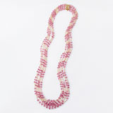 A FIVE STRAND SPINEL AND PEARL NECKLACE -    - Online Auction of Fine Jewels and Silver