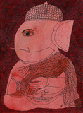 Shri Ganeshji - Badri  Narayan - Modern Masters on Paper: LIVE Auction