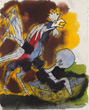 M F Husain - Modern Masters on Paper: LIVE Auction