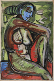Untitled - F N Souza - Modern Masters on Paper: LIVE Auction