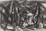Jugs, Bottles and Fruits - I - K M Adimoolam - 24 Hour Online Auction: Works on paper