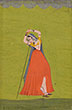A COURTESAN IN ECSTASY - Classical Indian Art 