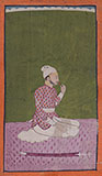PORTRAIT OF A COURTIER -    - Classical Indian Art 