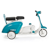 A MID-CENTURY CHILDREN'S PEDAL PUSH SCOOTER -    - 20th Century Design