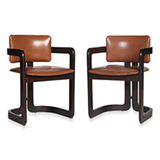 A PAIR OF MID-CENTURY CLUB CHAIRS -    - 20th Century Design