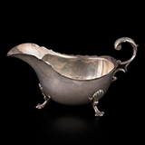 A STERLING SILVER SAUCEBOAT, LEE & WIGFULL SHEFFIELD, CIRCA 1903 -    - 20th Century Design