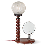 A VINTAGE SHAVING LAMP -    - 20th Century Design