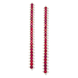 AN IMPRESSIVE PAIR OF RUBY AND DIAMOND EAR PENDANTS BY GYAN -    - Online Auction of Fine Jewels and Silver
