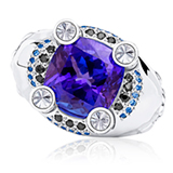 'DOMINION' - A TANZANITE RING BY JASMINE ALEXANDER -    - Online Auction of Fine Jewels and Silver