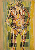 Untitled (Nude) - F N Souza - F N Souza: A Life in Line | Mumbai, Live