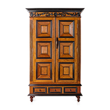 A COLONIAL CEYLON SATINWOOD AND EBONY CUPBOARD -    - The Discerning Eye | Bangalore, Live