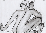 Man - in gesticulation - Jogen  Chowdhury - Summer Online Auction