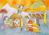 Untitled - Badri  Narayan - Works on Paper Online Auction