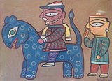 Untitled - Jamini  Roy - Works on Paper Online Auction