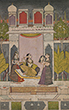 LADY AT HER SRINGAR - Classical Indian Art | Live Auction, Mumbai