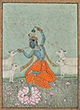 DANCING KRISHNA WITH COWS - Classical Indian Art | Live Auction, Mumbai