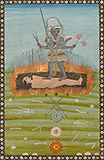 KALI WITH BIJA MANTRA -    - Classical Indian Art | Live Auction, Mumbai
