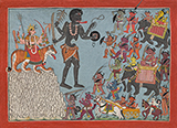 FOLIO FROM THE DEVI MAHATMAYA -    - Classical Indian Art | Live Auction, Mumbai