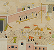 FOLIO FROM A NALA DAMAYANTI SERIES - Classical Indian Art | Live Auction, Mumbai