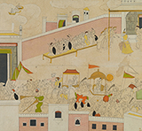 FOLIO FROM A NALA DAMAYANTI SERIES -    - Classical Indian Art | Live Auction, Mumbai