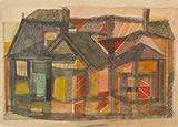 Old Houses - Badri  Narayan - Art and Collectibles Online Auction