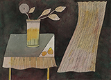 Still Life with Curtain - Badri  Narayan - Art and Collectibles Online Auction