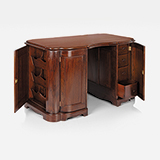 WALNUT WRITING DESK -    - Art and Collectibles Online Auction