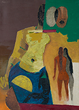 Arrival - M F Husain - Evening Sale of Modern and Contemporary Indian Art