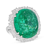 COLOMBIAN EMERALD AND DIAMOND RING -    - Fine Jewels and Watches