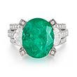 EMERALD AND DIAMOND RING - Fine Jewels and Watches