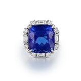 TANZANITE AND DIAMOND RING -    - Fine Jewels and Watches