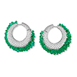 EMERALD AND DIAMOND HOOPS - Fine Jewels and Watches
