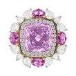 KUNZITE AND PINK SAPPHIRE RING - Fine Jewels and Objets