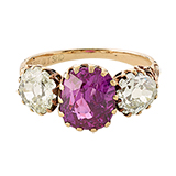 RUBY AND DIAMOND RING -    - Fine Jewels and Objets
