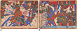 TWO FOLIOS FROM THE RAMAYANA - Living Traditions: Folk & Tribal Art