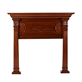COLONIAL FIREPLACE MANTEL <br>North India -    - An Aesthete's Vision