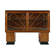 ART DECO GLASS-FRONTED DISPLAY CABINET <br> Mumbai - An Aesthete